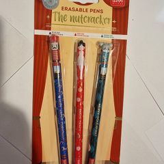 Legami Milano Erasable Gel Pens - Limited Edition Nutcracker Set (3 Pens)