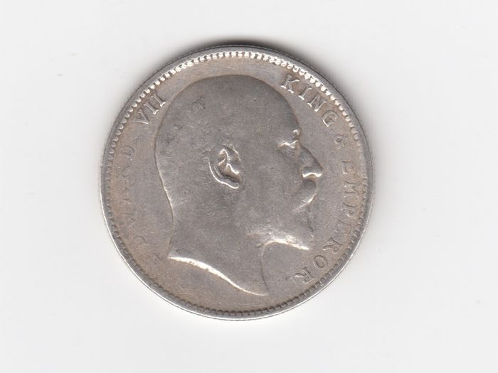 India, one rupee 1906, 91.7% Silver, (no 466)