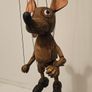 Mouse Czech Handmade Wooden Marionette Image 8