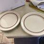 Keltcraft Designed By Noritake Detergent-safe Oven-safe Ireland 9117 Nutmeg  2 dinner plates . Image 3