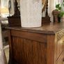 Antique oak vanity table Image 7