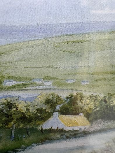Original Watercolour by June Algeo Moffatt  (Cushendun)