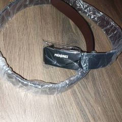 Milwaukee workwear metal and leather belt