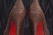 Snake Look Heeled Shoes Size Eu 36