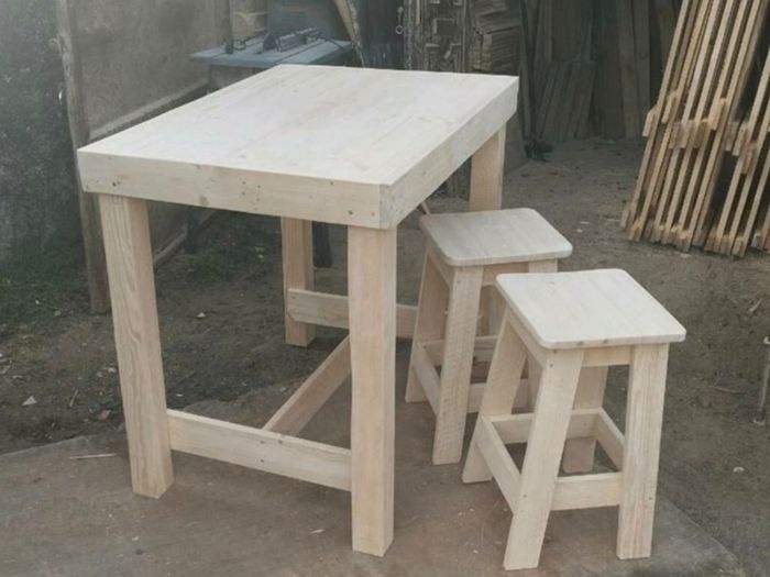 Handmade rustic table