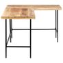 Desk 180x120x76 cm Solid Mango Wood Image 5