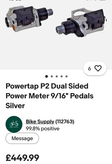 Power meter pedals