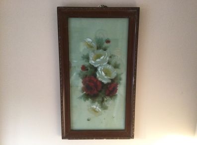 Art Reverse Oil on Glass X 2 .
