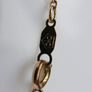 Vintage Crystal Pendant Charm & Gold Plated Chain Necklace Length 18" Image 8