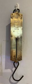 Vintage Brass Chatillion Spring Balance Scale
