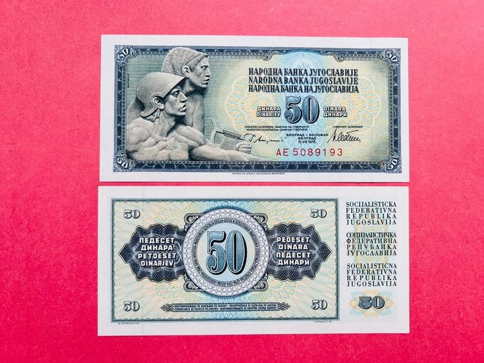 Yugoslavia  50 Dinara   1978. Pick  89d. ( Unc )