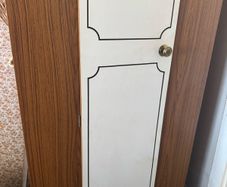 vintage wardrobe and matching dresser with mirror read full ad