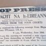 Irish Civil War Media Notice A3 size Poster Ireland Image 4