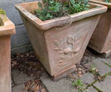 5 Large Terracotta Planters