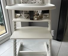 Stokke Tripp Trapp with baby set, cushion, tray and gliders