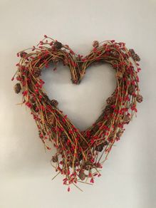 Winter Heart Wreath