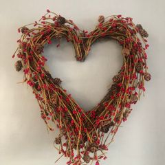 Winter Heart Wreath