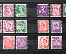 Great Britain 1958 QE II Regional Issues
