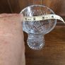 Cut Glass crystal 7 inch vase ( unidentified ) Image 6