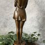 The Sad Girl - Bronze, Marble, Signed Image 5