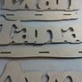 Wooden Words Letters Free Standing Plaque Personalised Names Wedding Home Gift Image 3