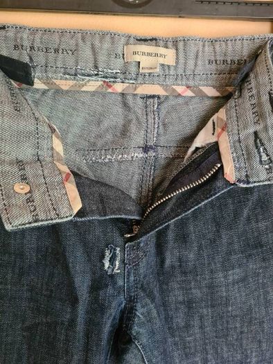 boys Burberry jeans blue denim size 8 year old