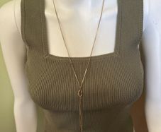 Gold tone necklace