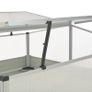 Greenhouse Anthracite 100x100x77 cm Galvanised Steel Image 3
