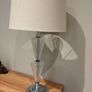 Table lamp - cream and crystal look Image 5