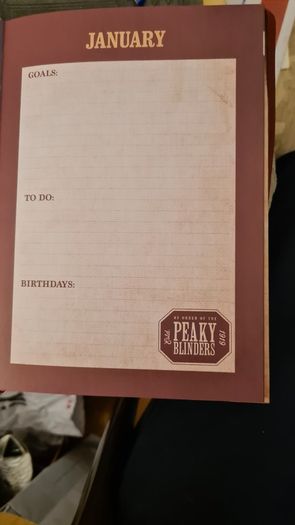 By Order Of The Peaky Blinders 2024. Beautiful 2024  Diary Unused And In Mint Condition. Hardback In Very Good Condition.