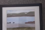 Painting/Thatch Cottages on Island in the West .. Price Drop