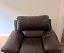 Brown Leather Armchair