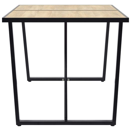 Dining Table Oak 160x80x75 cm MDF