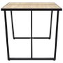 Dining Table Oak 160x80x75 cm MDF Image 3