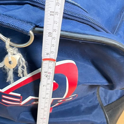 HEAD Large Blue Sports Duffel Bag - Vintage Retro Sports Gym