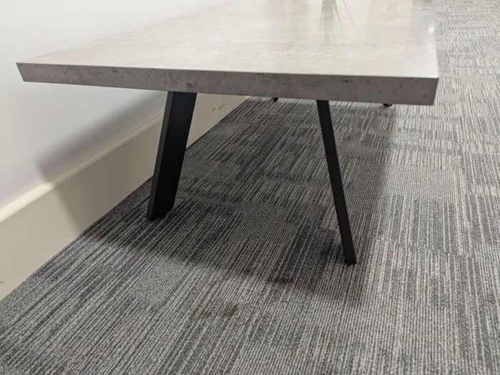 coffee table grey marble effect