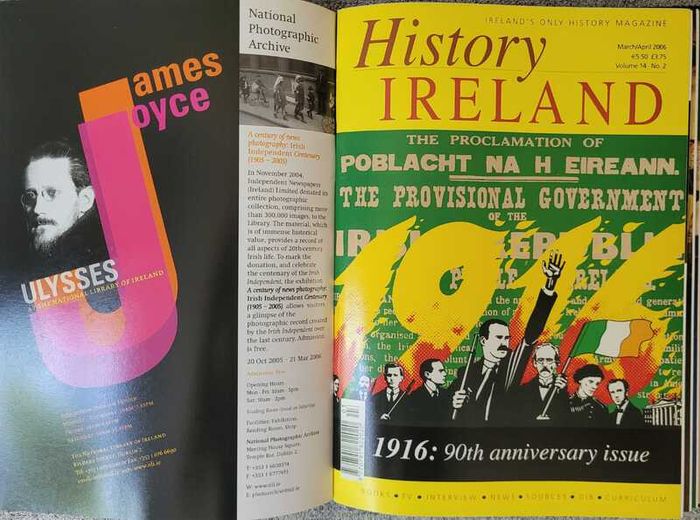 History Ireland Magazine 11 Issues 2005 to 2006 with Official Binder