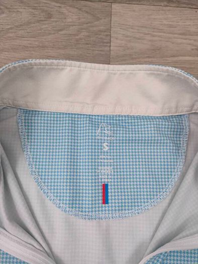 Rhoback Houndstooth Half Zip Golf Jumper Mens S/M