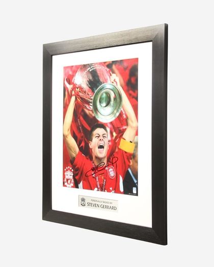 Steven Gerrard signed Frame