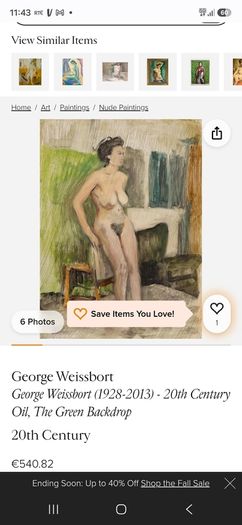 3 X George Weissbort Original Oil On Board