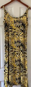 Ladies Black&Yellow Sun Dress