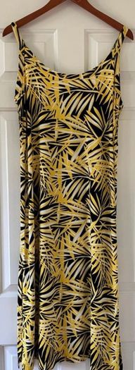 Ladies Black&Yellow Sun Dress