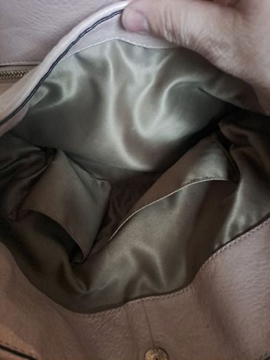 Soft Pink Coach Leather Handbag D1