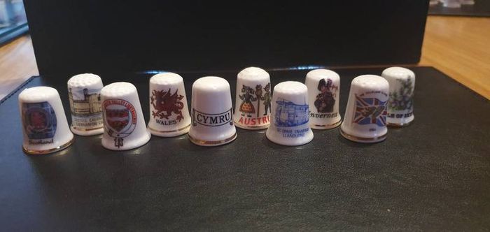 Collection of Bone China Countries of The World Themed