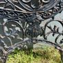 Pair of decorative cast  iron bench ends Image 4