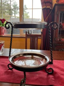 Genesis of Mullingar afternoon tea server in perfect unused condition