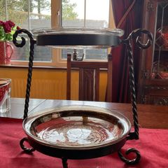 Genesis of Mullingar afternoon tea server in perfect unused condition