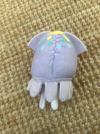 Fluffy toy squid.