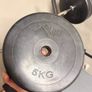 Gym bench, bar and weights. Image 4
