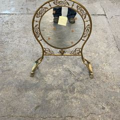 fire screen late 19th century French art nouveau